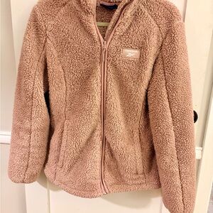 Reebok Women's Pink Fleece Hoodie